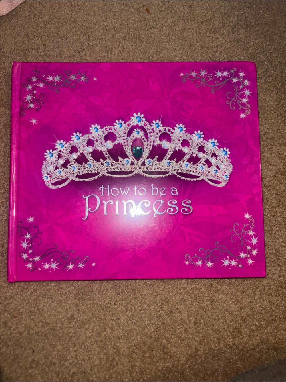 How to Be a Princess Hardcover interactive book Pink Cover Caitlin Matthews